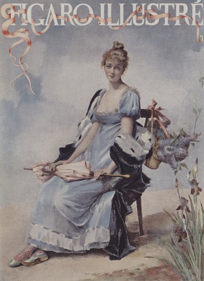Fleurs de Mai. Couverture de Le Figaro Illustré, mai 1894 - Madeleine Lemaire