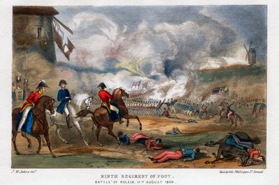 Neuvième régiment de pied, bataille de Roleia, Portugal, 17 août 1808 - Madeley