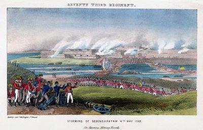 Soixante-treizième régiment, assaut de Seringapatam, Inde, 4 mai 1799 - Madeley