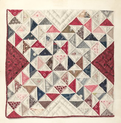 Couverture en patchwork - Mae A. Clarke