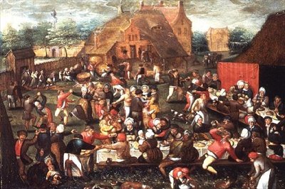 Un Festin de Mariage Paysan ou Jour de Fête - Maerten van Cleve