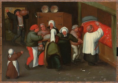 La Bénédiction du Mariage - Maerten van Cleve