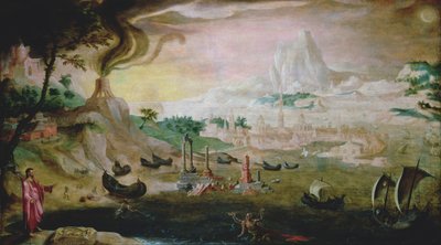 Christ apparaissant à Saint Pierre - Maerten van Heemskerck