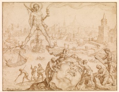 Colosse de Rhodes, 1570 - Maerten van Heemskerck