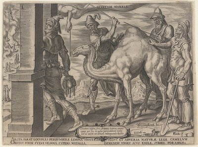 Homme riche et pauvre Lazare - Maerten van Heemskerck
