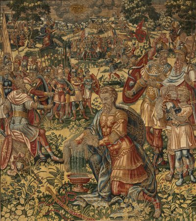 Histoire de Gédéon, fin du XVIe siècle (soie et laine) - Maerten van Heemskerck