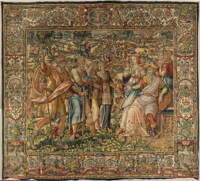 Histoire de Gédéon, fin du 16ème siècle (soie et laine) - Maerten van Heemskerck