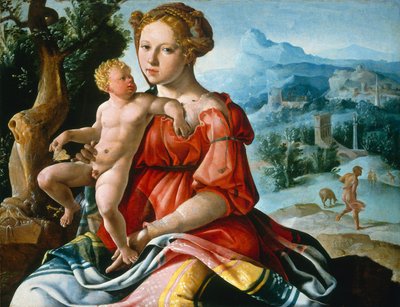 Le Repos pendant la Fuite en Égypte - Maerten van Heemskerck