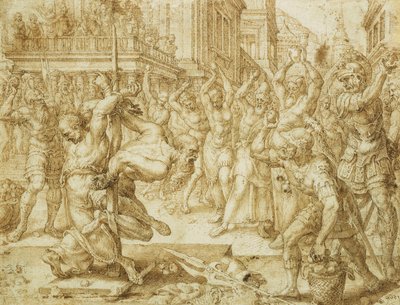 La lapidation des anciens, de l