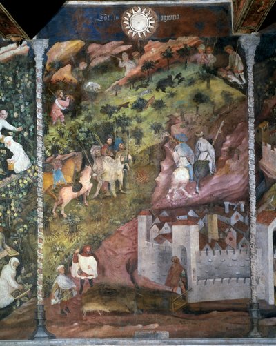 Mois de novembre (détail) - Maestro (attr. to) Venceslao