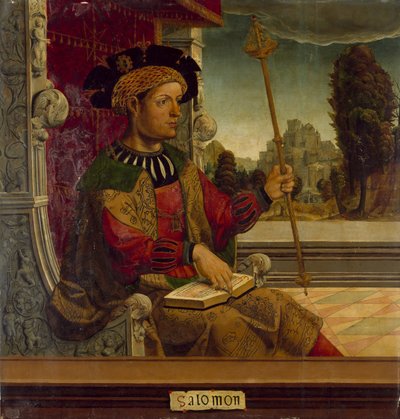 Le roi Salomon, vers 1525 - Maestro de Becerril