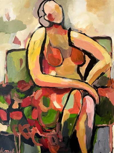 Figurine nue colorée - Magdalena  Krzak