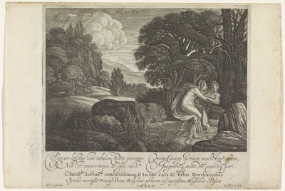 Salmacis et Hermaphroditus - Magdalena van de Passe