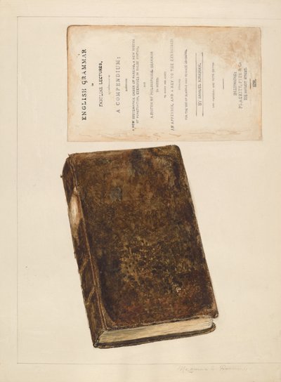 Livre - Grammaire anglaise, vers 1936 - Magnus S. Fossum