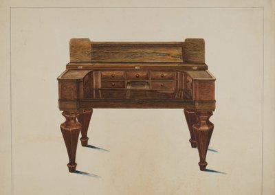 Mélodéon converti en bureau - Magnus S. Fossum