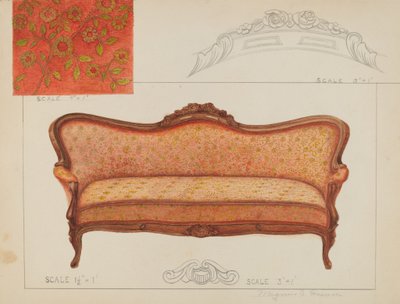 Canapé, vers 1936 - Magnus S. Fossum