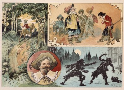 Cyrano de Bergerac (illustration du roman "L