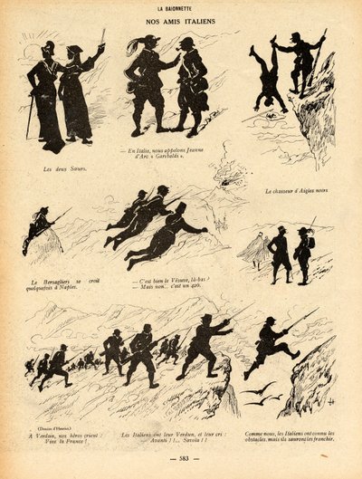 La Baïonnette, Satirique en N & B - Henri Maigrot