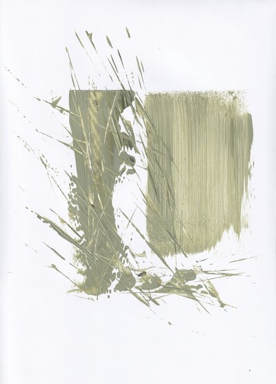 Traits verts abstraits - Maira Ribena