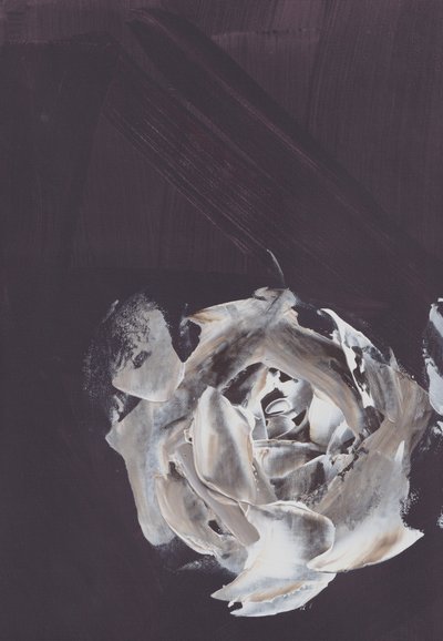 Rose abstraite sombre - Maira Ribena