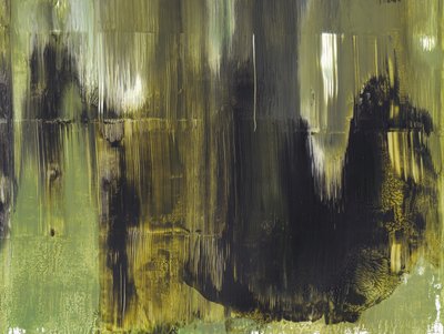 Flux abstrait vert foncé - Maira Ribena
