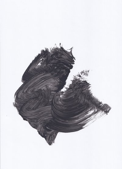 Abstrait noir dynamique - Maira Ribena