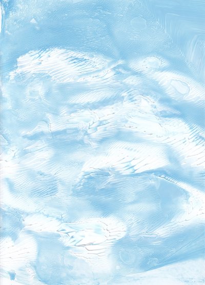 Flux abstrait bleu pâle - Maira Ribena