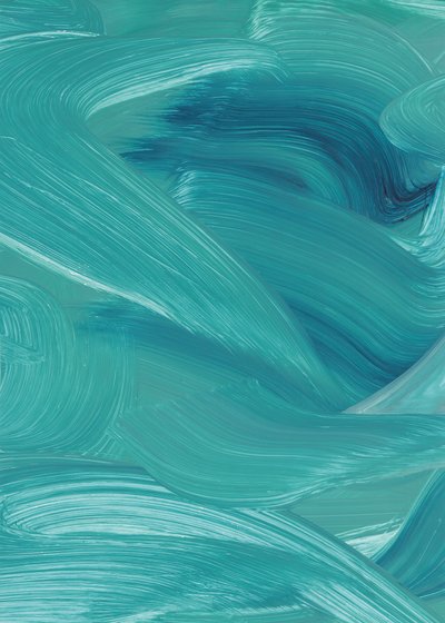Flux océanique bleu sarcelle - Maira Ribena