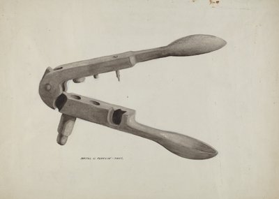 Moule à balles, c. 1937 - Majel G. Claflin