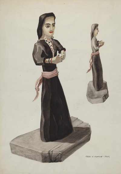 Bulto, Santa Rita, vers 1937 - Majel G. Claflin