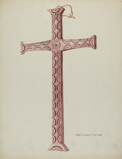 Croix de cèdre - Majel G. Claflin