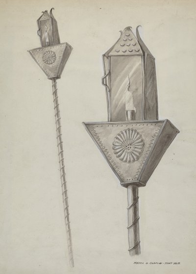 Lanterne Processionnelle Pénitente - Majel G. Claflin