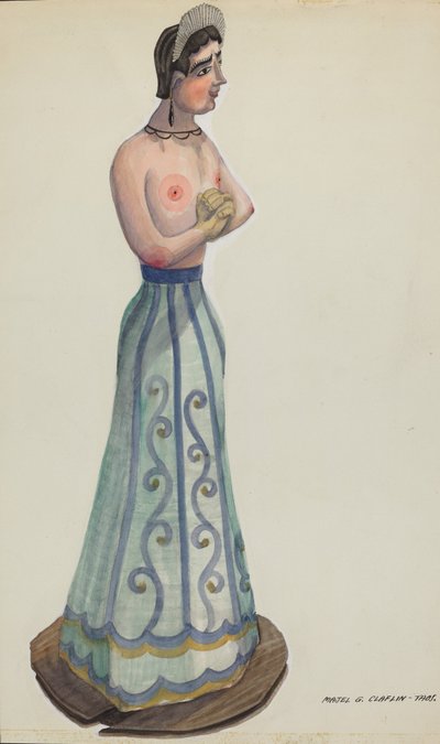 Santa, une des huit vierges (vue de côté) - Majel G. Claflin