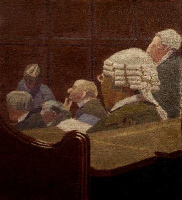 Scène de cour - Malcolm Drummond
