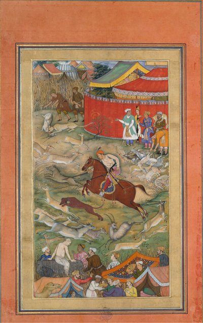 Hamid Bhakari puni par Akbar, Folio d