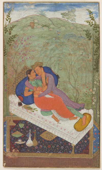 Sultan Murad et une consort, vers 1597 - Manohar