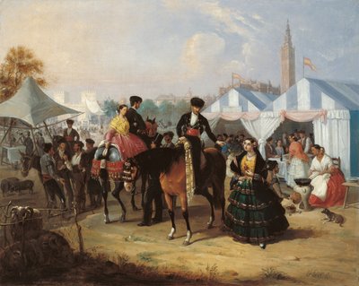 À la foire de Séville - Manuel Cabral y Aguado Bejarano