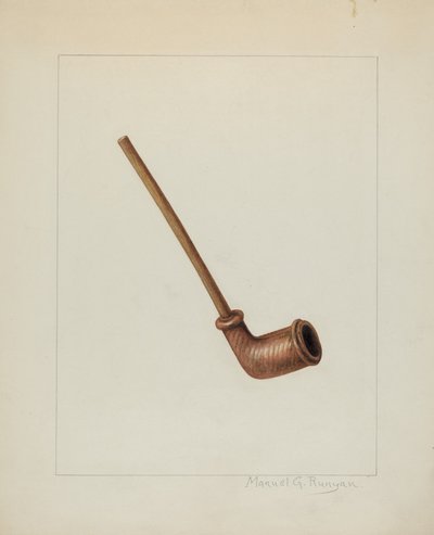 Pipe en terre, c. 1938 - Manuel G. Runyan