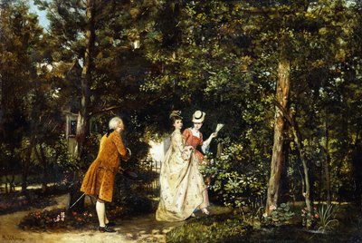 La promenade - Manuel Garay y Arevalo