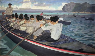 Les rameurs, c.1912 - Manuel Losada
