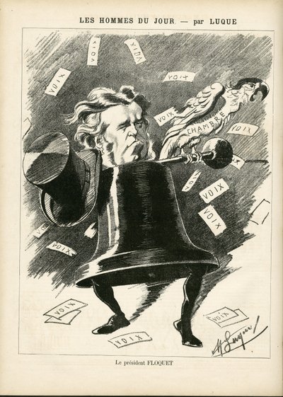 Illustration de Manuel Luque (1854-1919) pour la couverture de La Caricature (1880) - Manuel Luque
