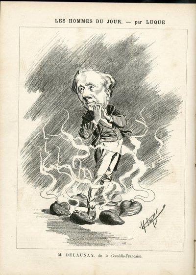 Illustration de Manuel Luque (1854-1919) pour la couverture de La Caricature (1880) - Manuel Luque