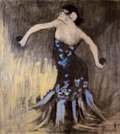 Danseuse de flamenco - Manuel Martinez Hugue Manolo