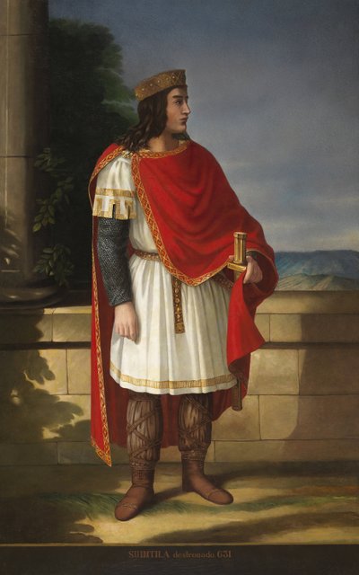 Portrait du roi wisigoth Suintila - Manuel Miranda