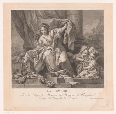 Allégorie de la comédie - Manuel Salvador Carmona