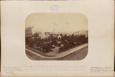 Campo das Princezas à Pernambuco montrant le théâtre, l