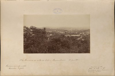 Panorama de la villa de Cabo, Pernambuco - 1ère partie - Marc Ferrez