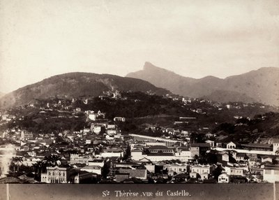 Vue de Santa Teresa au Brésil, vers 1880-90 - Marc Ferrez