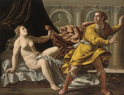 Joseph et la femme de Potiphar - Marcantonio Bassetti