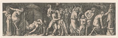 Bacchanale, vers 1510-1511 - Marcantonio Raimondi